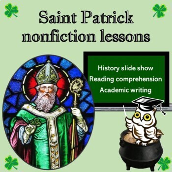 Preview of Saint Patrick Nonfiction History, Reading and Writing Lessons