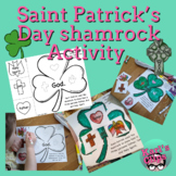 Saint Patrick Of Ireland Feast Day Shamrock Trinity Cut an