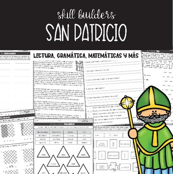 Preview of Día de San Patricio | Saint Patrick Spanish Reading Comprehension