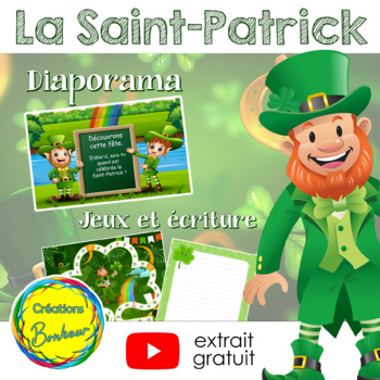 Preview of Saint-Patrick - diaporama, jeux et écriture