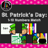 Saint Patrick's Day 1-10 Number Match Puzzles