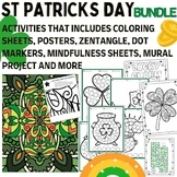 Saint Patrick’s Day  Activities,Shamrock, Zentangle,Dot ma
