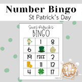 Bingo | Number Bingo | St Patricks Day