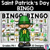 Saint Patrick's Day Bingo Cards for Early Readers - St. Pa