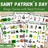 St Patrick`s Day Bingo Game for Special Education (no labels) 