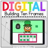 Saint Patrick's Day Building Ten Frames Digital Activity |