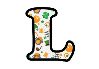 Preview of Saint Patrick’s Day Bulletin Board Letters, Numbers and Symbols, Classroom Decor