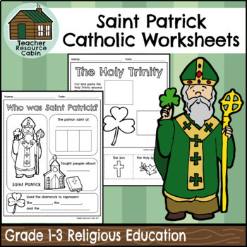 Preview of Saint Patrick's Day Catholic Activities (Grade 1-3 Religious Education)