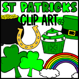 St. Patty's Day Clipart: Pot of Gold, Rainbow, Shamrock, H