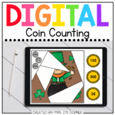 Saint Patrick's Day Coin Counting Digital Activity | Dista