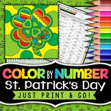 Saint Patrick's Day - Color By Number