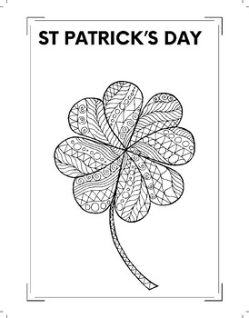 Preview of Saint Patrick's Day Coloring