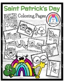 Saint Patrick's Day Coloring Pages - Leprechaun - Clover -