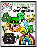 Saint Patrick's Day Craft Activities NO PREP Center: Lepre