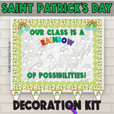 Saint Patrick's Day Decor Kit - March Bulletin Board or Do