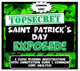 Saint Patrick's Day Exposed: Lesson Plan with Graphic Organizer
