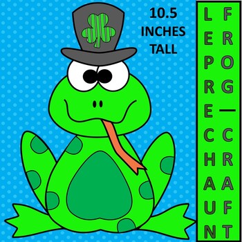 Preview of Saint Patrick's Day Leprechaun Frog Craft/Spring Frog Craft
