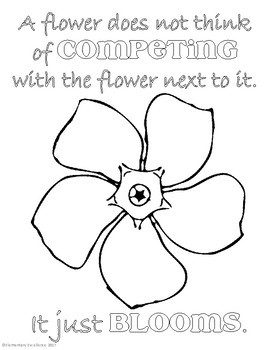Download Spring Growth Mindset Coloring Pages by Elementary ...
