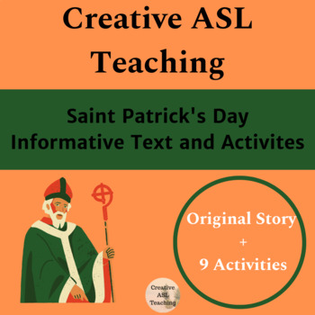 Preview of Saint Patrick's Day Informative Text and Activities