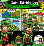 Saint Patrick's Day Leprechaun and backgrounds- Bundle
