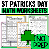 St. Patrick's Day Addition and Subtraction Worksheets Coun