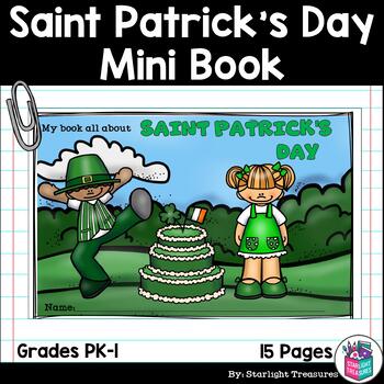 Preview of Saint Patrick's Day Mini Book for Early Readers: St. Patrick's Day