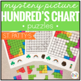 Saint Patrick's Day Mystery Picture Hundred's Chart Puzzles