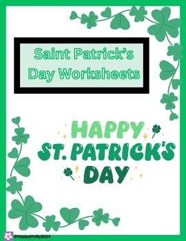 Preview of Saint Patrick's Day NO PREP worksheet packet!
