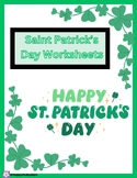 Saint Patrick's Day NO PREP worksheet packet!