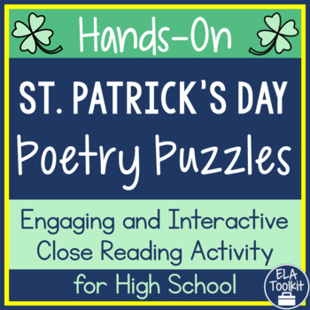 Preview of Saint Patrick's Day Poems Reading Discussion & Analysis | St Patricks Day Poetry