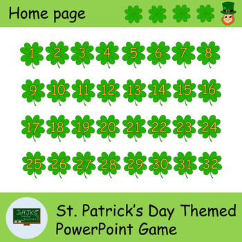 Preview of Saint Patrick's Day PowerPoint Game