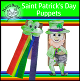 Paper Bag Puppets | Saint Patrick's Day | Shamrock | Lepre