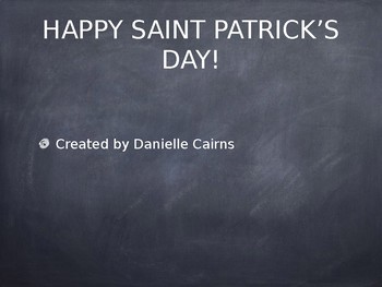 Preview of Saint Patrick's Day WH- Question PPT & SMARTboard