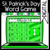 Saint Patrick's Day Word Game: Digital Virtual Zoom Activity