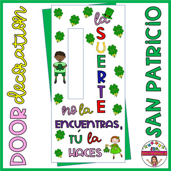 Preview of Saint Patrick’s Door decoration - English & Spanish