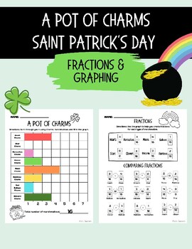 Preview of Saint Patrick's Math: Comparing Fractions | Graphing