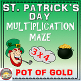 Saint Patrick's Math: Multiplication Maze