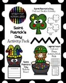 Saint Patrick’s Math & Writing Craft Activity Bundle: Lepr