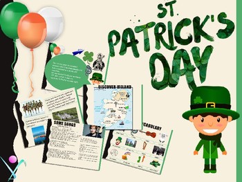 Preview of Saint Patrick's day interactive activities songs and videos