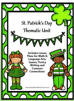 Preview of St Patrick's Day Thematic Unit
