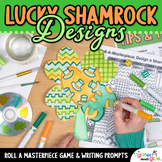 St Patrick's Day Activities: Shamrock Art Project, Roll a 