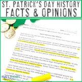 NO PREP St Patrick's Day Worksheet - Great for History, Li