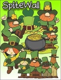 Saint Patrick's Day Leprechaun Clip Art Pack for St Paddy'
