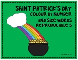 Saint Patrick's Day colour and size words