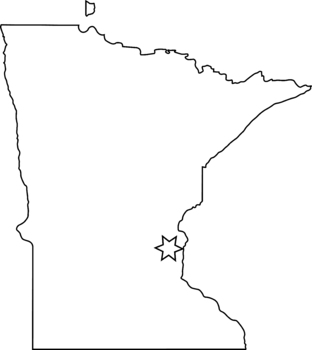 Map of the City of Saint Paul. Capital of the State of Minnesota