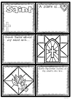 Saint Quilt Template: Ideal for Confirmation & All Saints Day | TpT