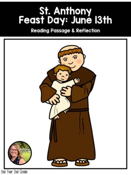 Preview of Saint Reading Passage & Reflection - Saint Anthony of Padua