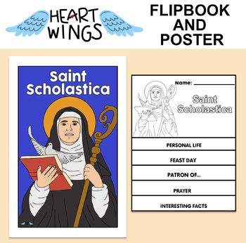 Preview of Saint Scholastica Poster and Flipbook