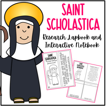 Catholic Saint Word Puzzles – No Prep Activity – St Scholastica - The  Kennedy Adventures!