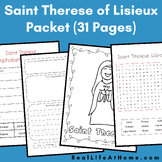Saint Therese Printables Activity Packet
